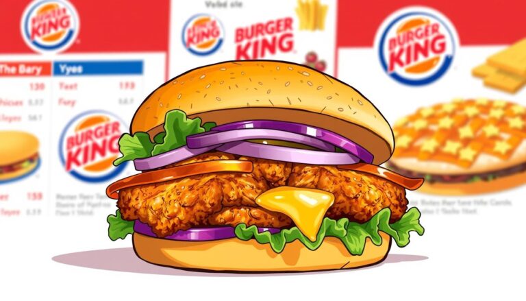 Burger King Chicken Sandwich Menu
