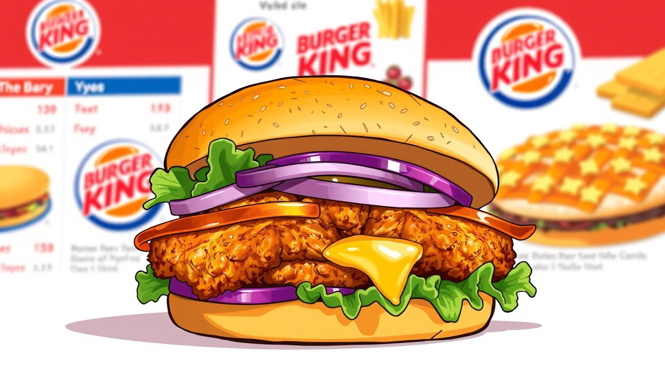Burger King Chicken Sandwich Menu