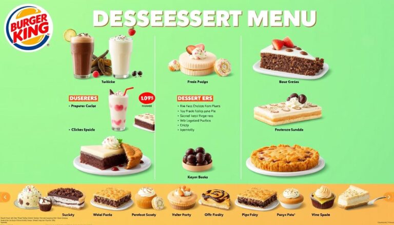 Burger King Dessert Menu