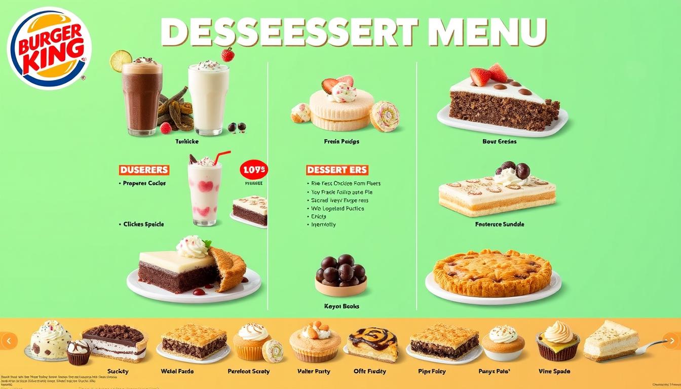 Burger King Dessert Menu