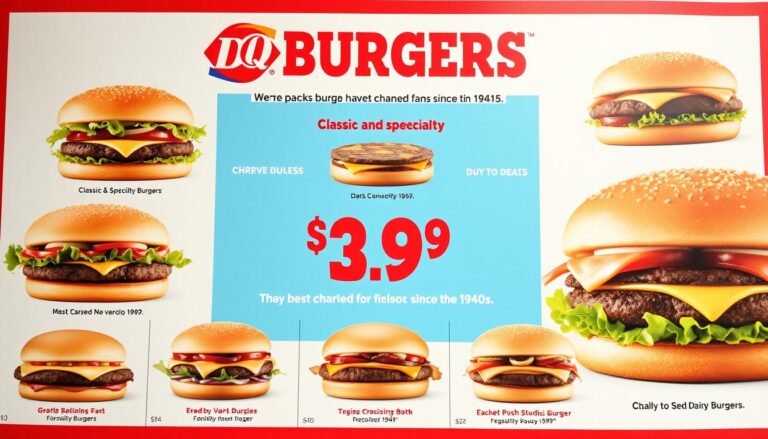 Dairy Queen Burgers Menu
