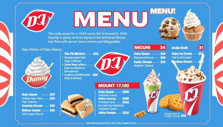 Dairy Queen Ice Cream Menu With Prices