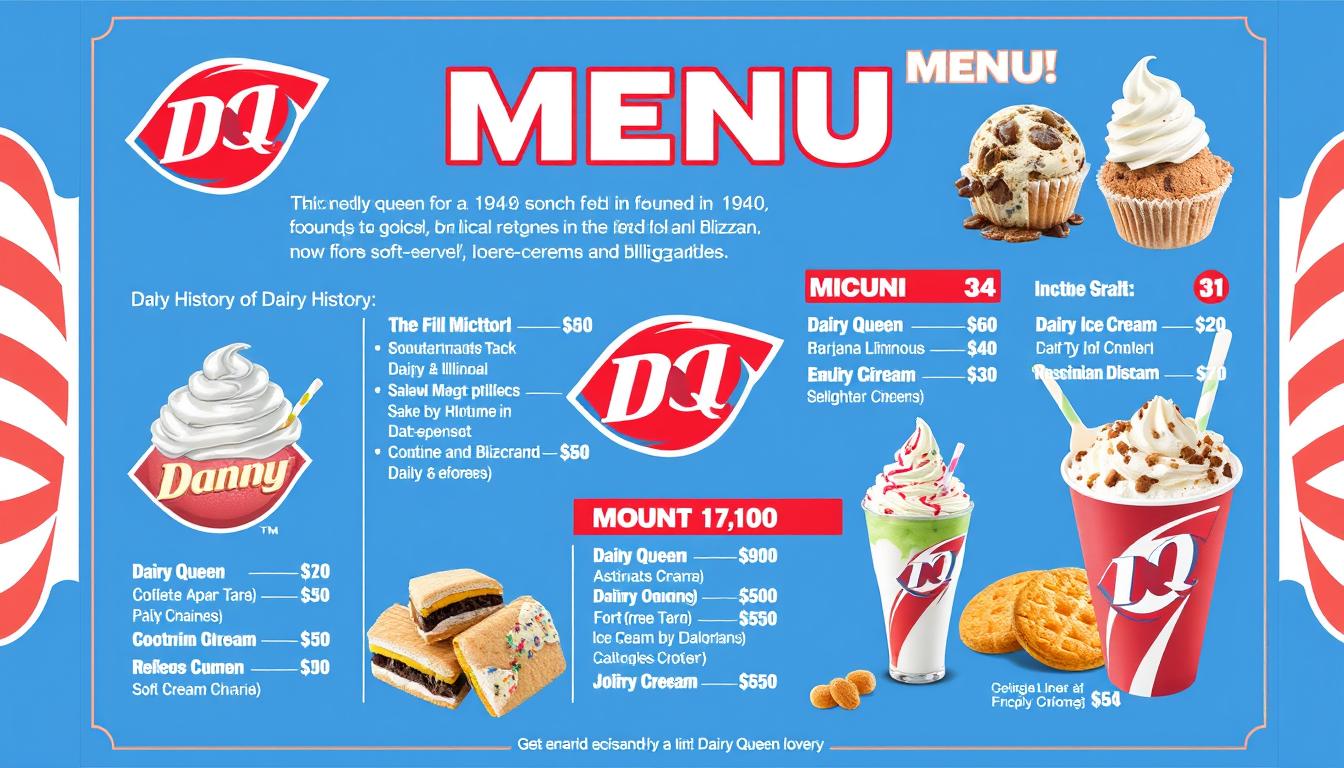 Dairy Queen Ice Cream Menu With Prices