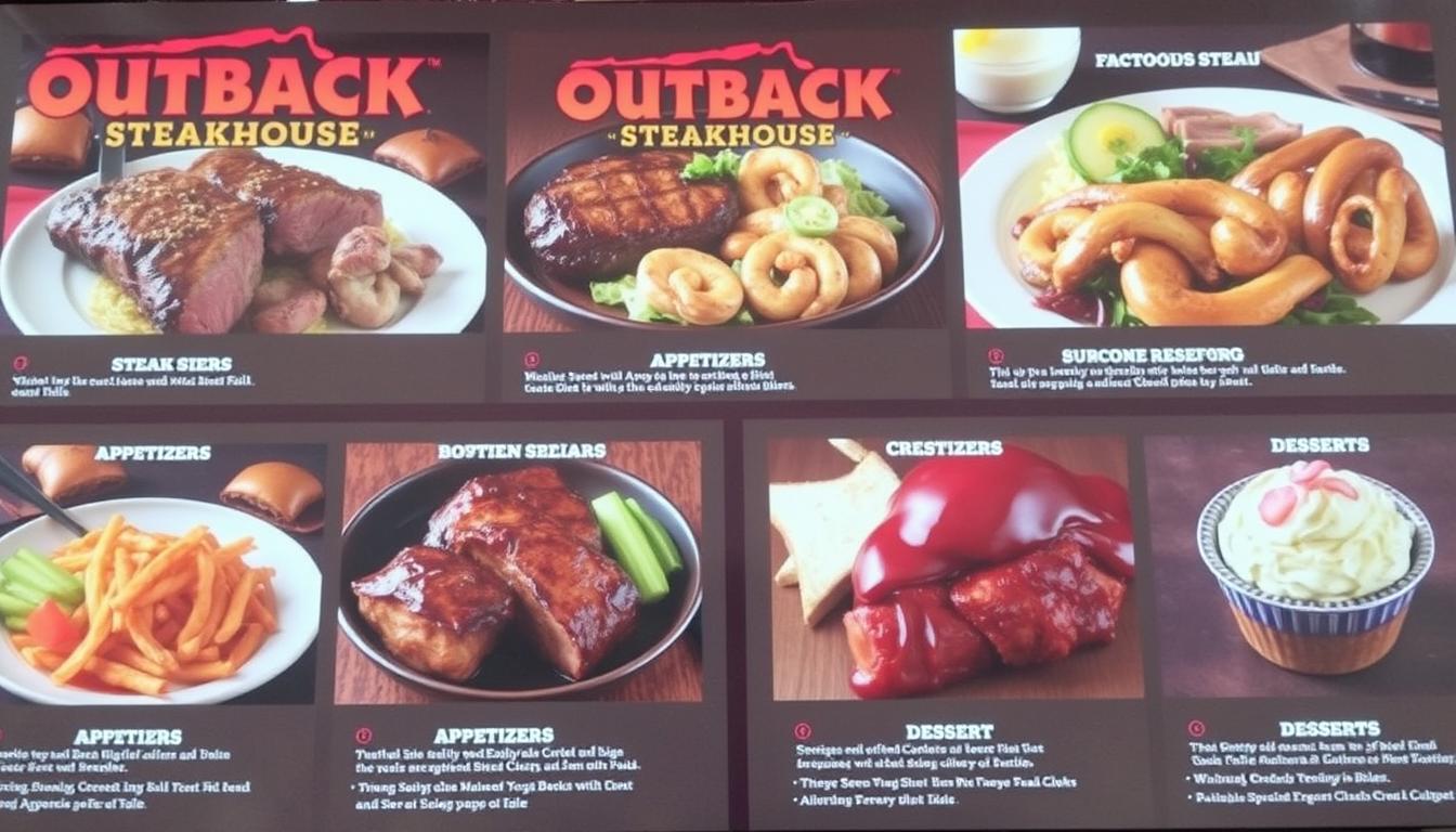 Outback Steakhouse Menu