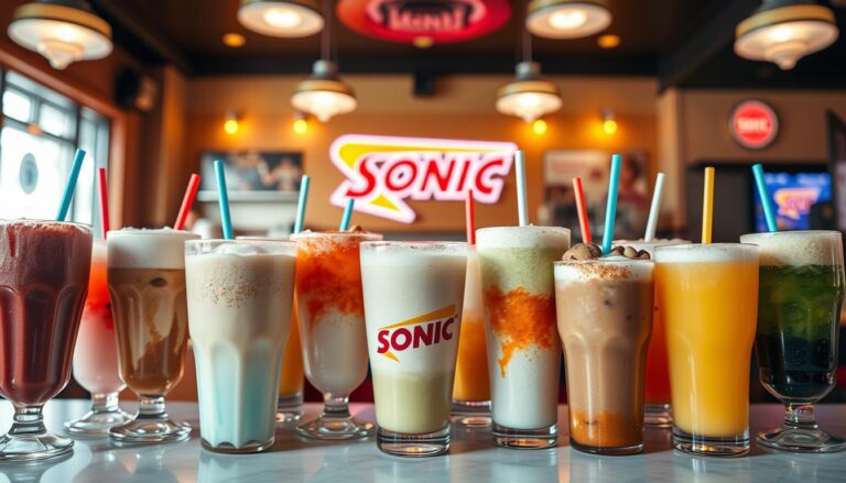 Sonic Drink Menu