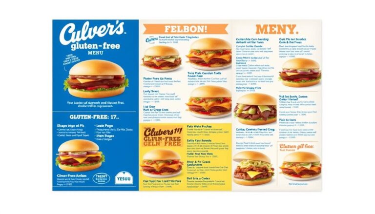 culvers gluten free menu