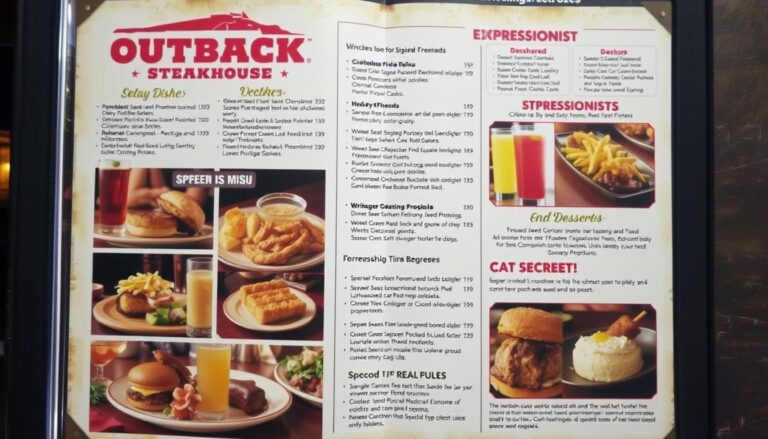 Outback Steakhouse Springfield Menu: Delicious Dishes Await