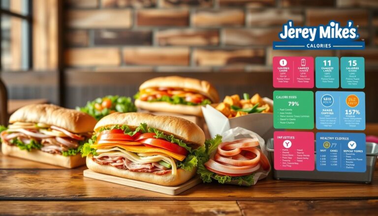 jersey mike's menu calories