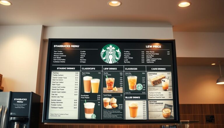 starbucks menu