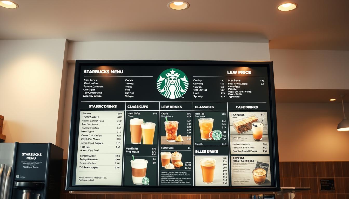 starbucks menu