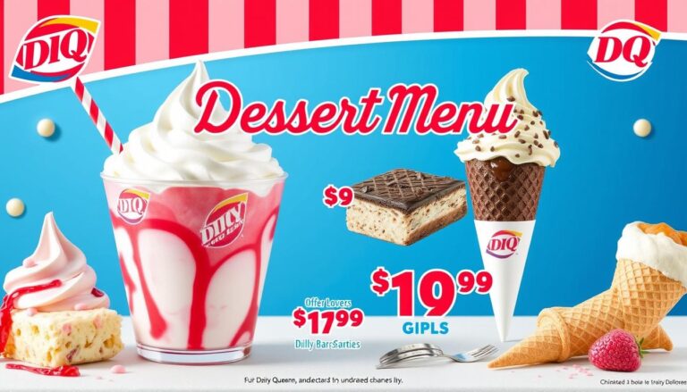 Dairy Queen Dessert Menu