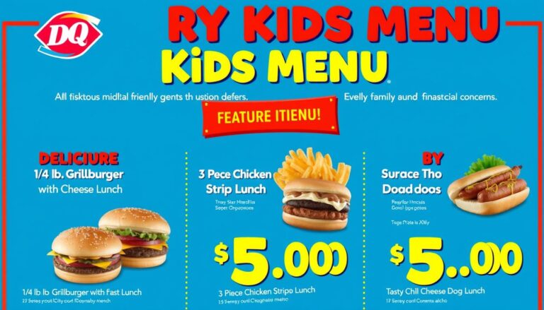 Dairy Queen Kids Menu