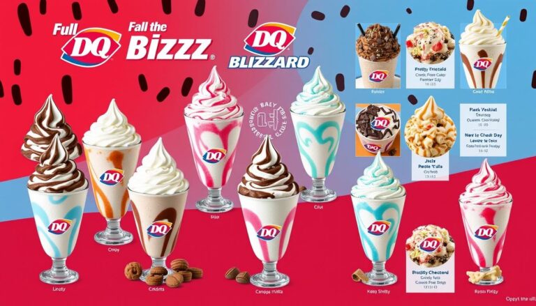Full Dairy Queen Blizzard Menu