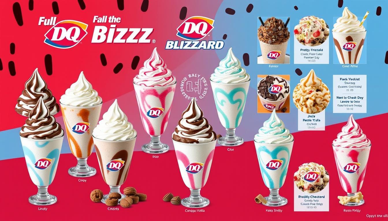 Full Dairy Queen Blizzard Menu