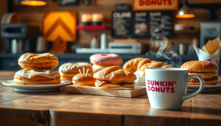dunkin breakfast menu