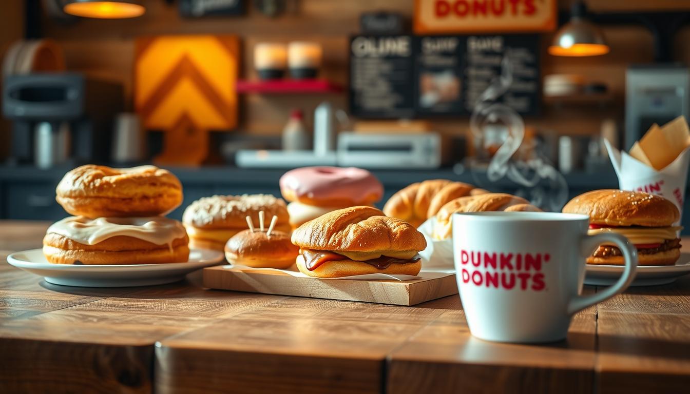 dunkin breakfast menu