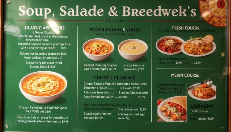Olive Garden Weekday Lunch Menu Prices