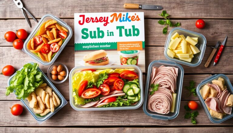 jersey mike's sub in a tub menu