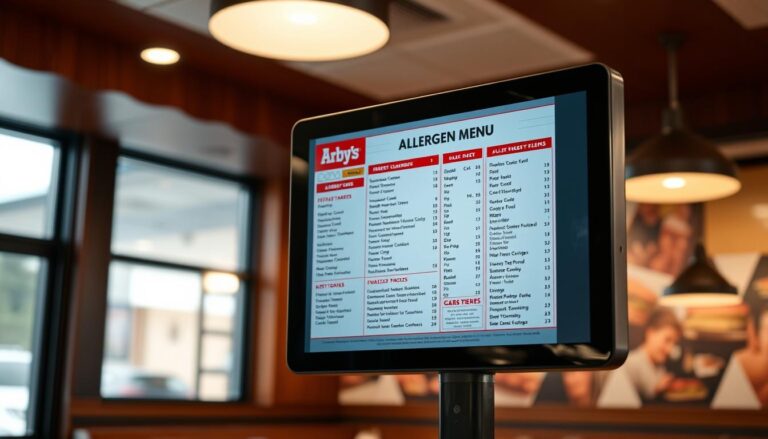 arby's allergen menu