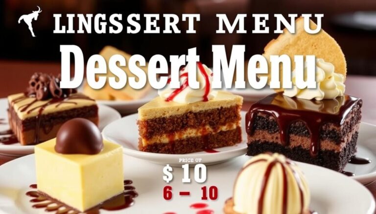 longhorn steakhouse dessert menu