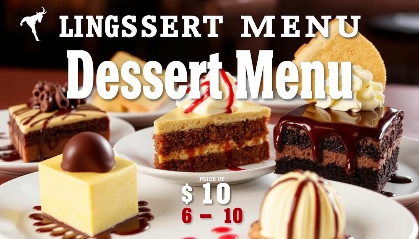 longhorn steakhouse dessert menu