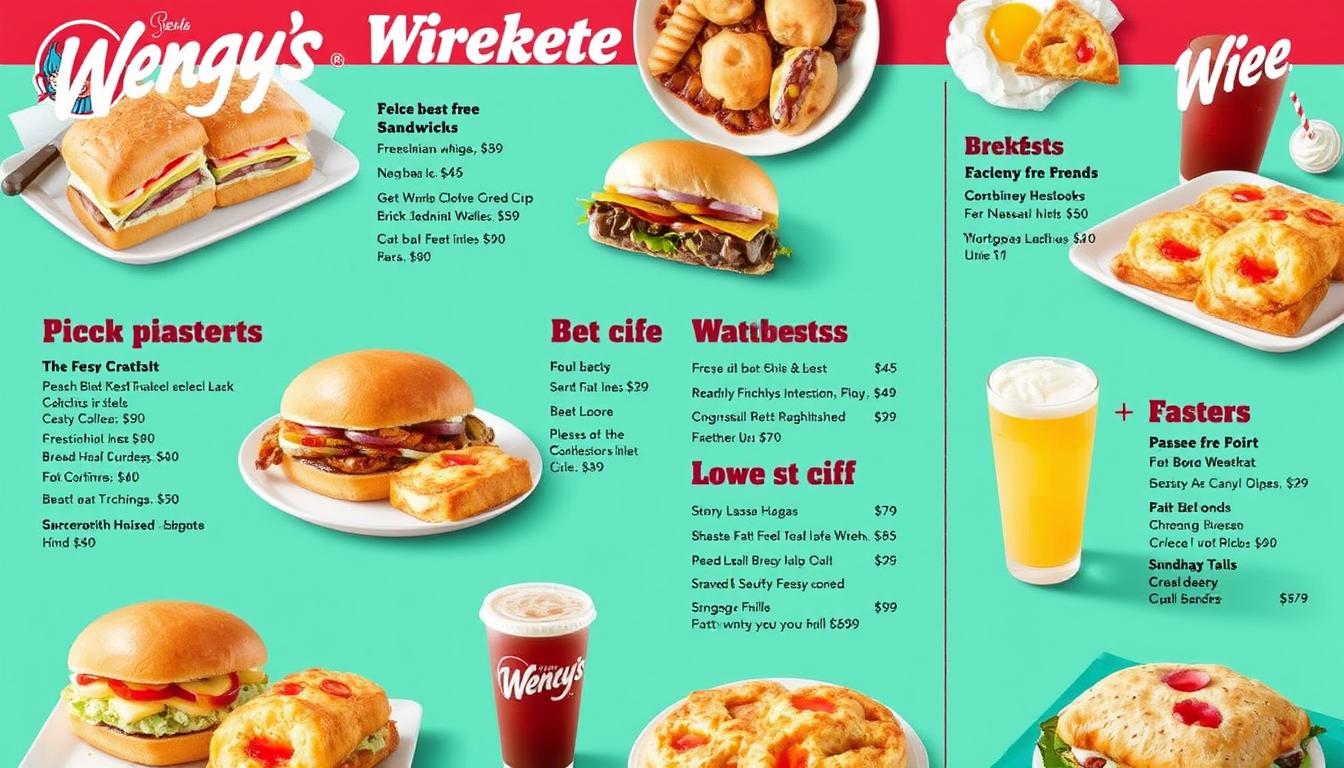 wendy's breakfast menu