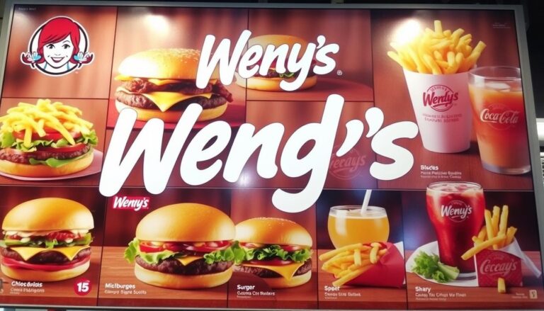 wendy's menu with pictures