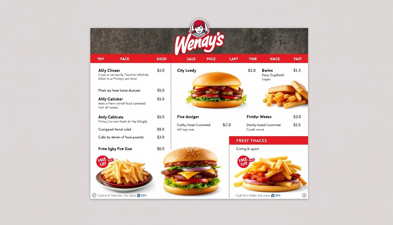wendy's menu with pictures and prices
